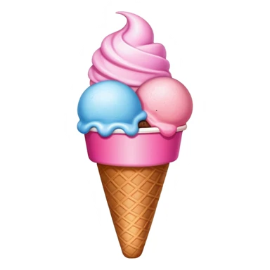 Ice cream baskin robbins sticker