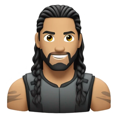 Erstelle ein emoji von roman reigns wie er acknowledged sticker