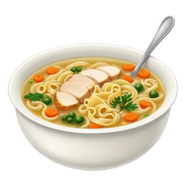 chicken noodles sticker