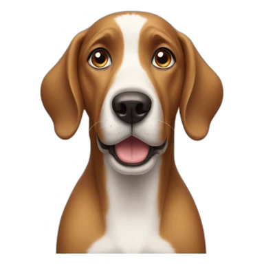 Surprised dog sticker