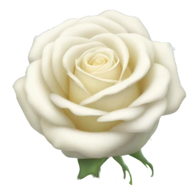 A glowing white rose with glowing butterflies  sticker