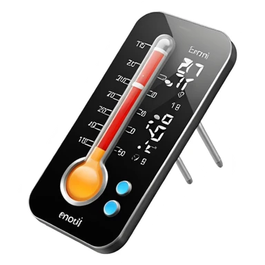 digital thermometer with display sticker