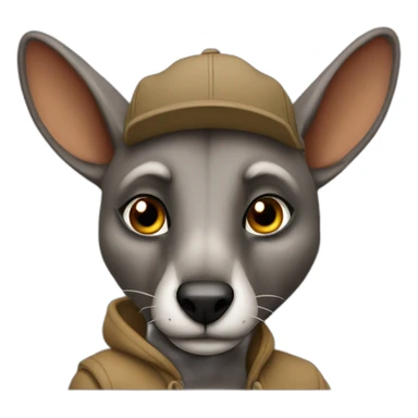 kangourou thug sticker