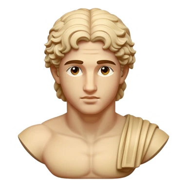 greek sculpture male adonys  sticker