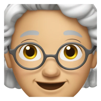happy grandma  sticker