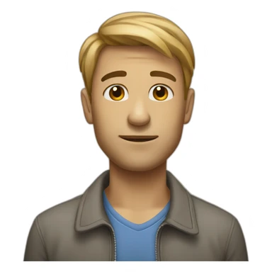 Humain qui se monte dessus sticker