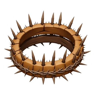 Crown thorns sticker