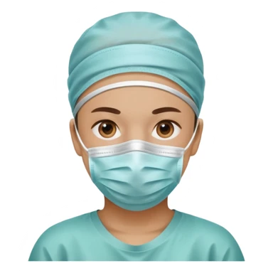 The face of surgical preparation sticker