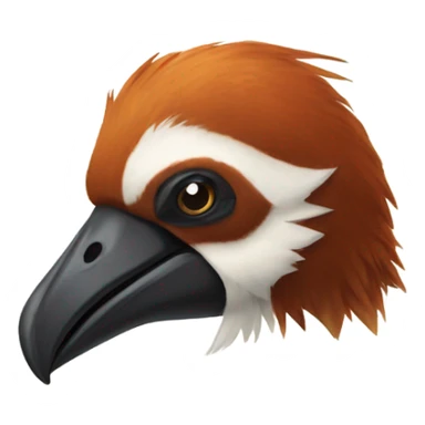 Pelican and a red panda sticker