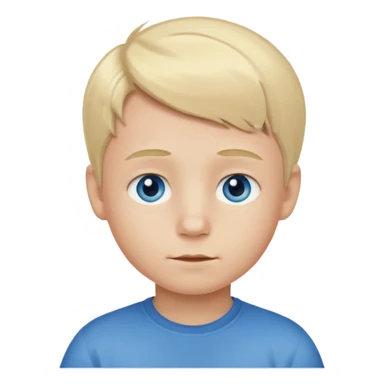 Niño pequeño muy rubio claro sticker