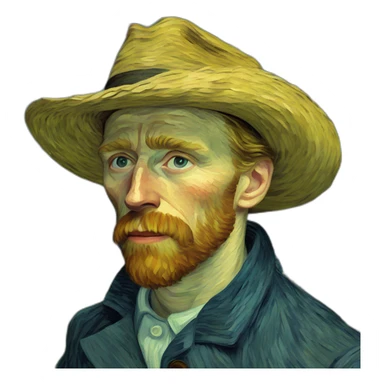 La noche estrellada de van gogh sticker