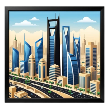 riyadh city sticker