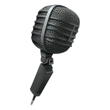 microphone animative sticker