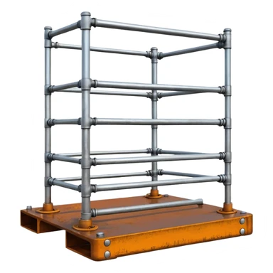 10x10x10 pin lock scaffold sticker