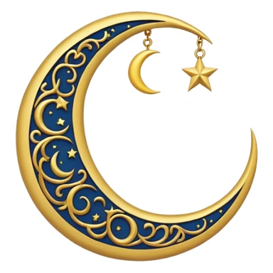 islam moon png sticker