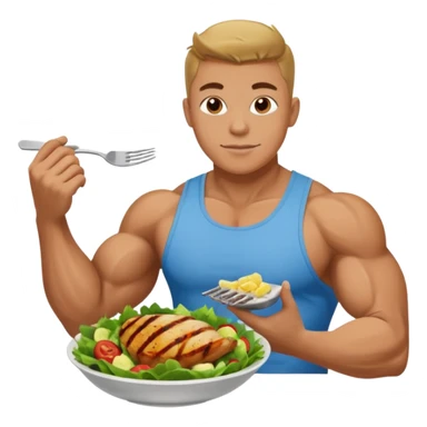 nutrition with a muscle arm sticker