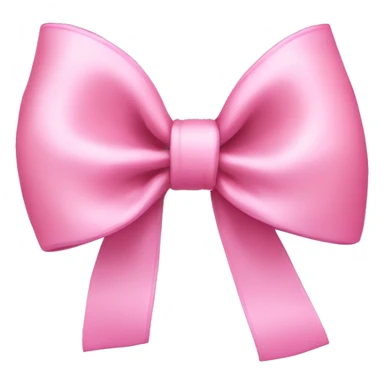 Baby pink bow sticker