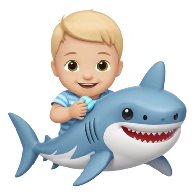 human babybaby shark sticker