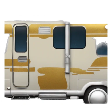  Side shot of 1975 Winnebago RV C-3PO tarnished from space sticker