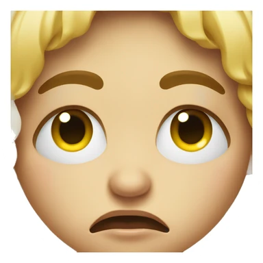 crying face with tears sticker