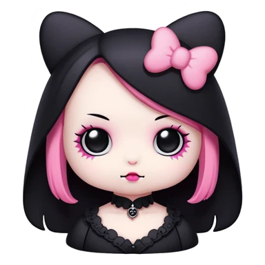 Sanrio goth sticker