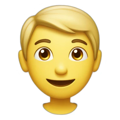 Smiley amoureux qui rougit sticker