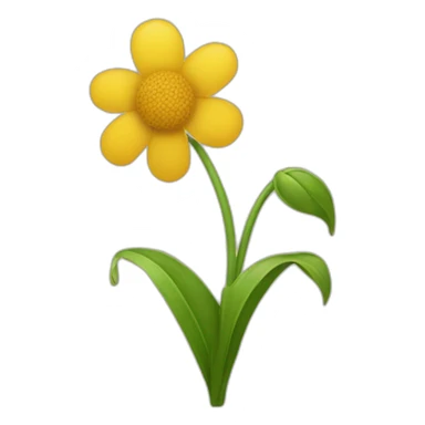 Donné une fleur sticker