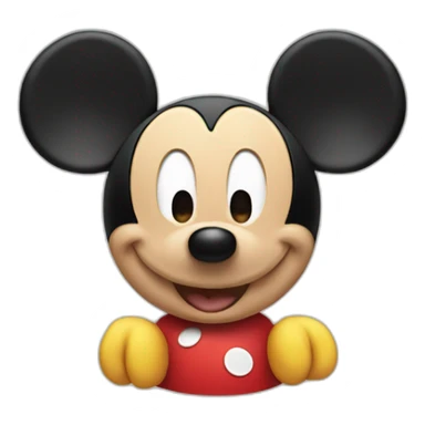 Mickey with mickey ears sticker