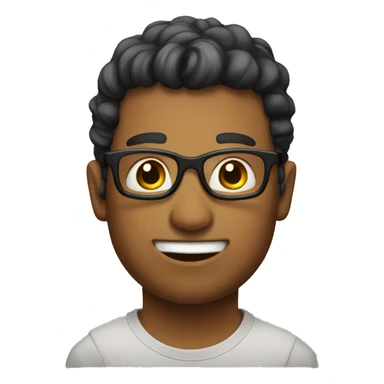 uhm acully nerd emoji sticker