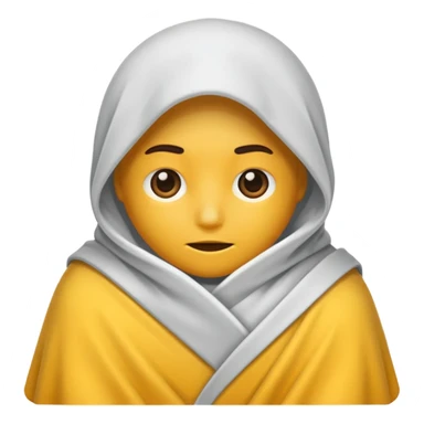 blanketed human sticker