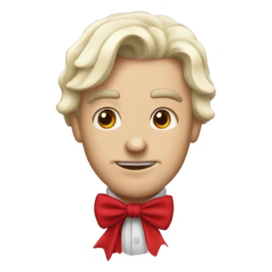 Rote Schleife sticker