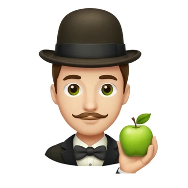 Magritte “the son of man”  sticker