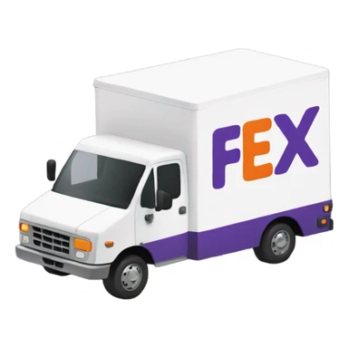 FedEx truck sticker