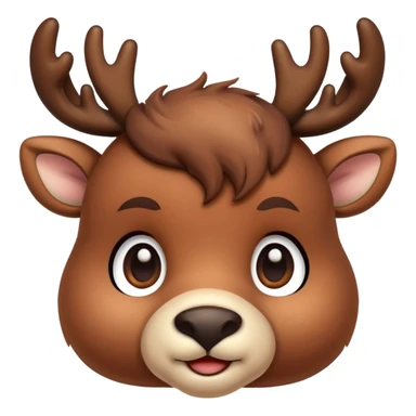 Baby reindeer sticker