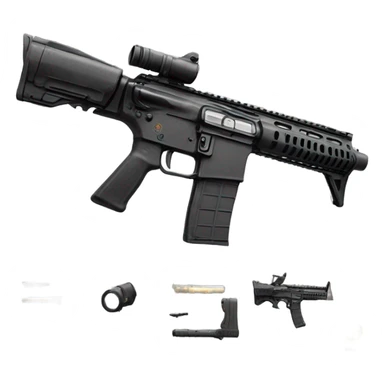 COD MW2 Advanced Combat Rifle sticker