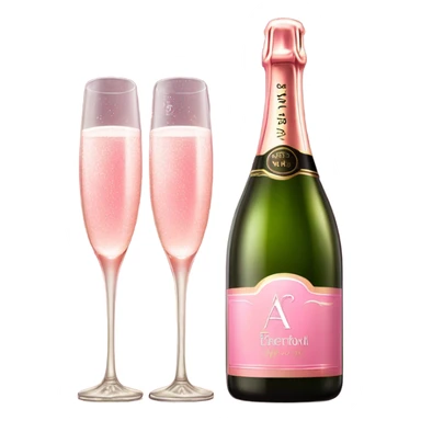 Pink champagne  sticker