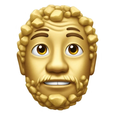 Golden nugget sticker