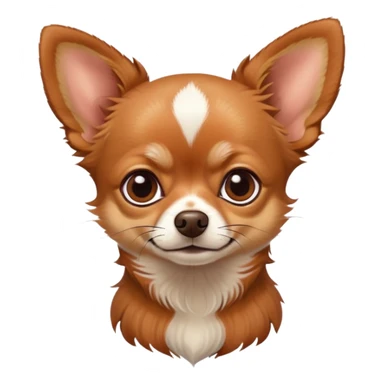 Red sable chihuahua  sticker