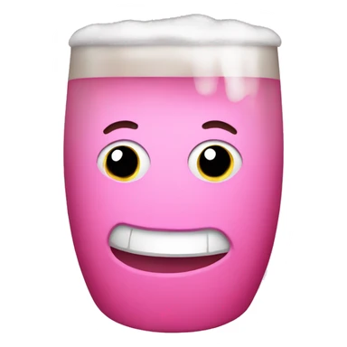 pink beer sticker