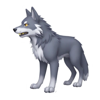 Digimon-Wolf full body sticker
