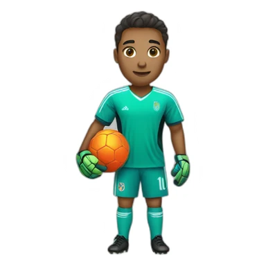 Goalie soccer sticker