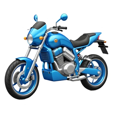 Moto SBR azul sticker