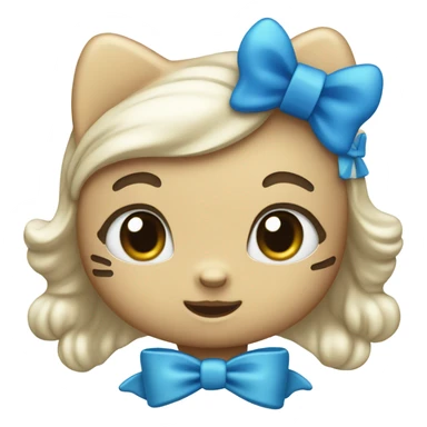 Hello kitty blue 💙 sticker