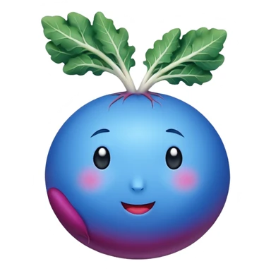 blue radish sticker