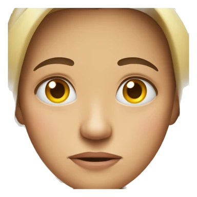 Someone who looks very displeased sticker