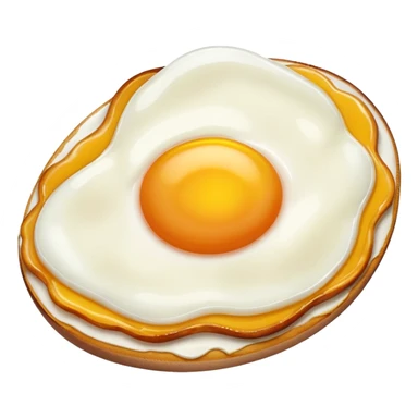 fried egg white only sticker