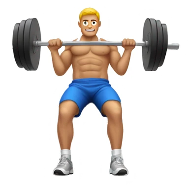 man bench pressing 100kg sticker