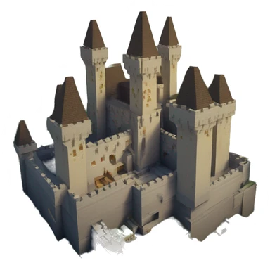 minecraft castle sticker