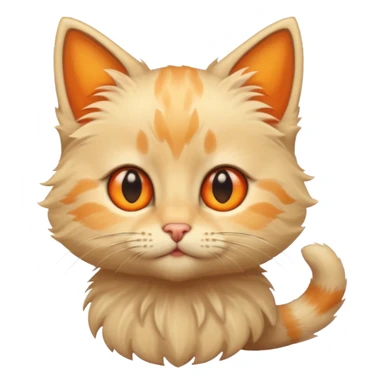 blonde kitten sticker