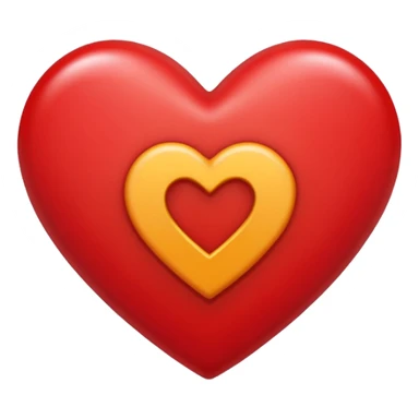 Heart with a j in the middle  sticker